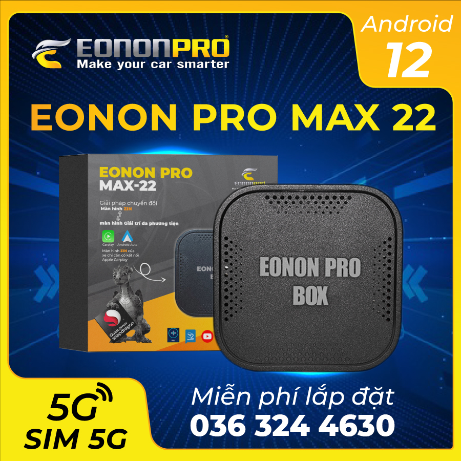 ANDROID BOX Ô TÔ HONDA CRV – EONON PRO MAX 22