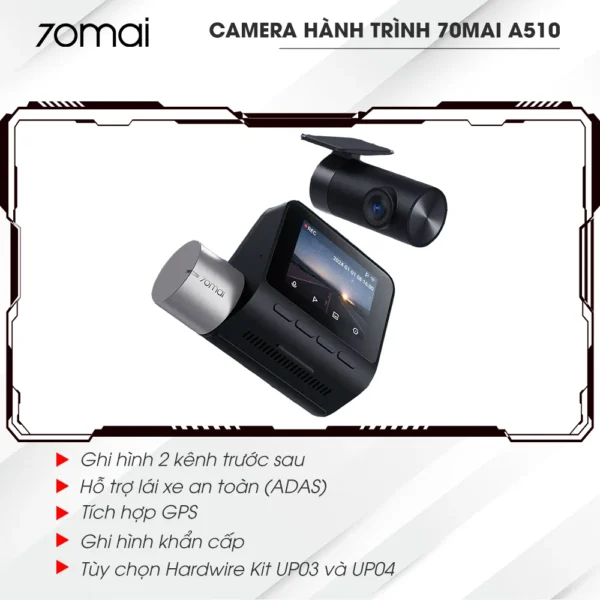 Camera hành trình 70mai A510