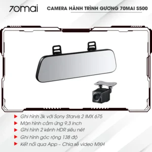 Camera hành trình gương 70mai S500